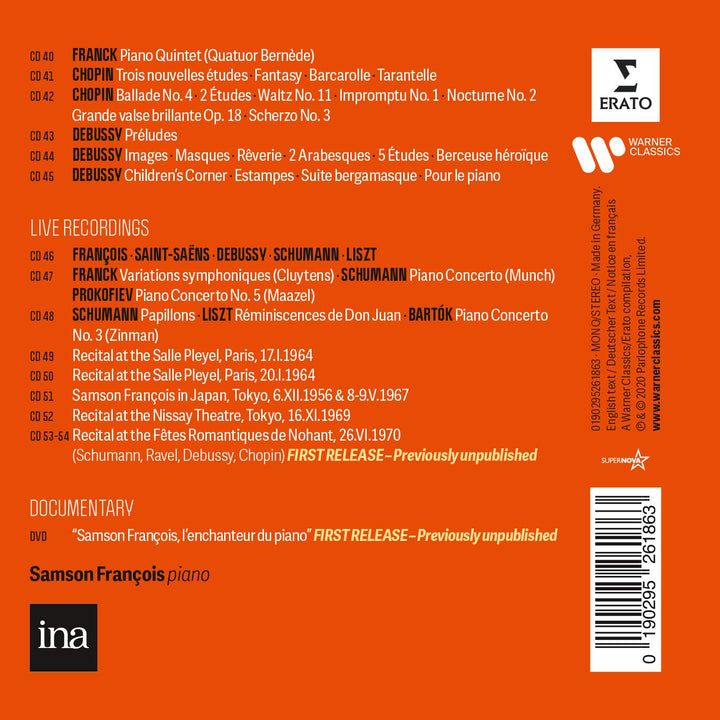 The Complete Studio Recordings, Audio-CD