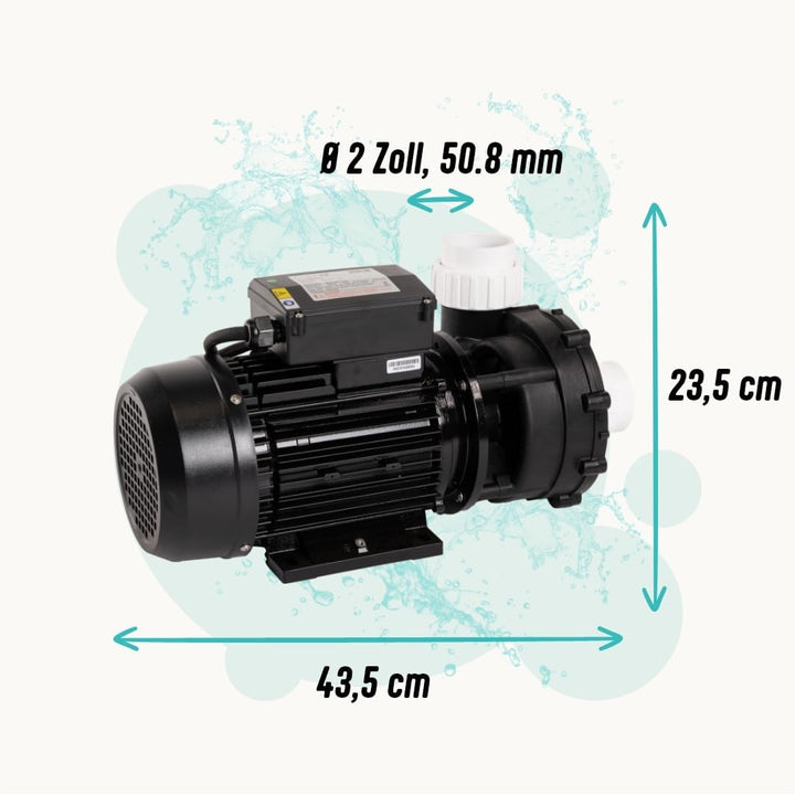 LIVIN' Jet pool filterpumpe- LX WP250 poolpumpen 1.85 kW/ 2.5HP, Whirlpool Wasser zirkulationspumpe