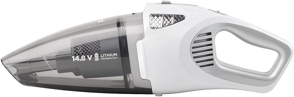 CONCEPT Hausgeräte, Concept Handstaubsauger VP4370 Perfect CLEAN 14,8 V Wet and Dry, Weiss, 0.45 lit