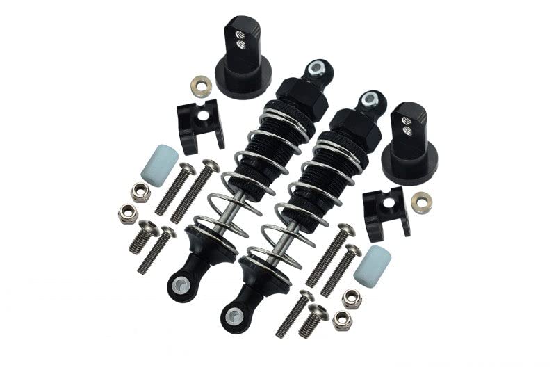 Aluminium Front Adjustable Spring Damper (70mm) & Protector Mount for 1/12 Tamiya R/C Lunch Box - 1P