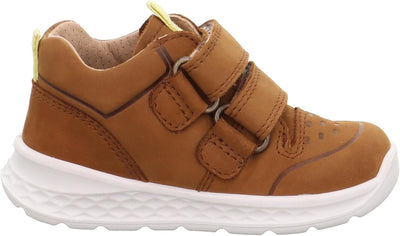 Superfit Jungen Breeze Lauflernschuh, 21 EU Braun Gelb 3020