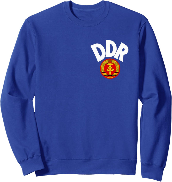 DDR Fussball Trikot 1974 Design Wappen Ostalgie DDR Sweatshirt