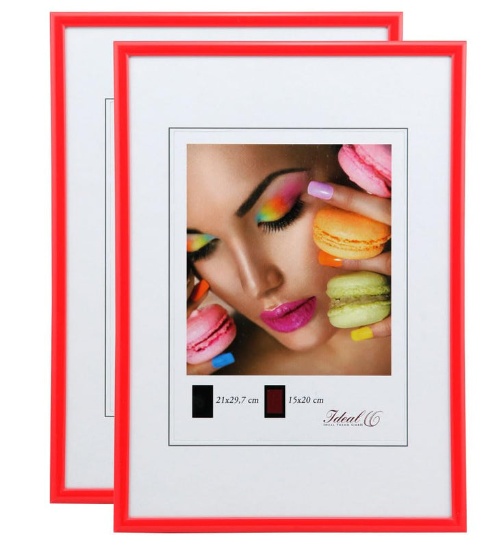 IDEAL TREND New Lifestyle Set Bilderrahmen Wanddeko Collage Poster Rahmen 2er 3er 5er Pack: Farbe: 2