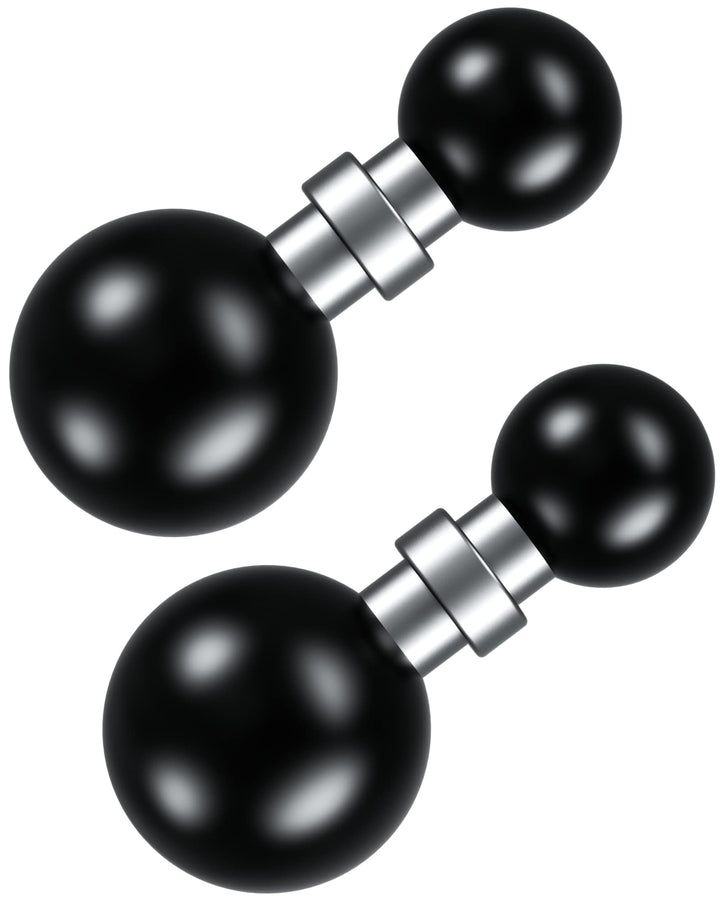 BRCOVAN 2er-Pack, 1-Zoll-Kugel-auf-17-mm-Kugeladapter, 1-Zoll-Kugelkopf für RAM-Halterungen mit dopp