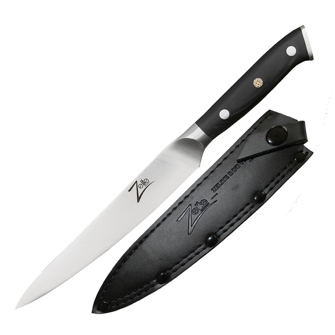 Zelite 15,2 cm Kochmesser, Profi Messer aus Deutschem Edelstahl, Universalmesser Japanisch Inspirier