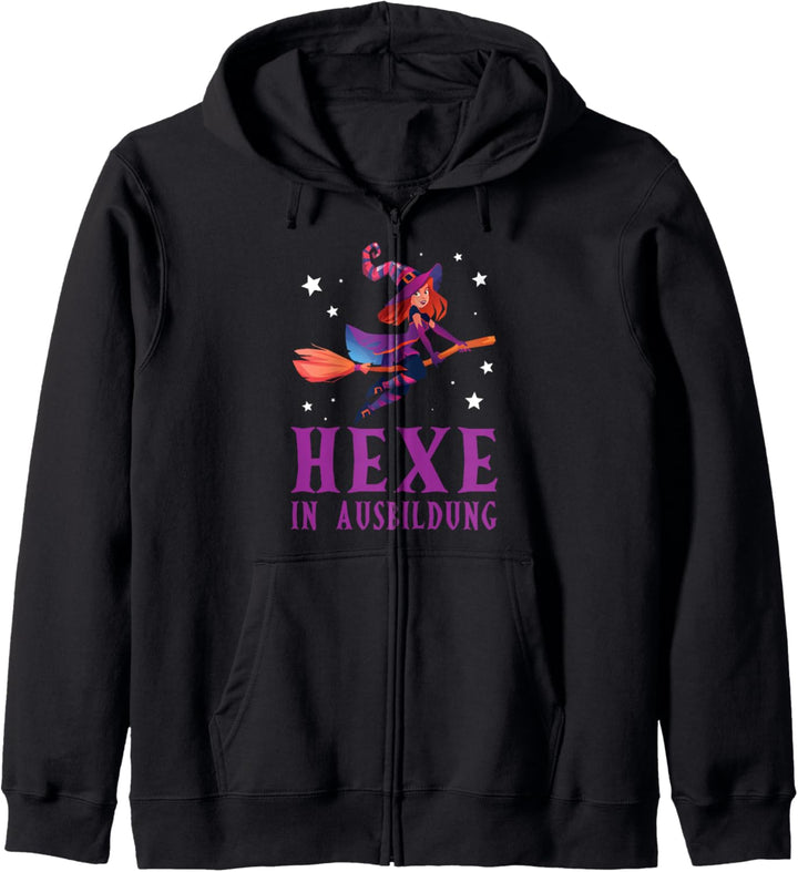 Hexen Hexe In Ausbildung Lustiges Hexerei Spruch Kapuzenjacke