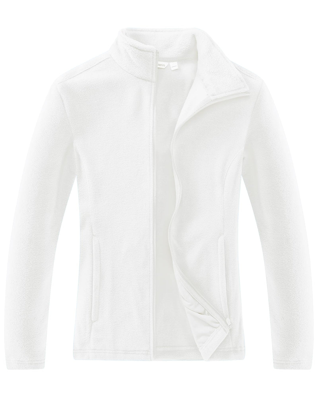33,000ft Damen Fleecejacke mit Durchgehendem Reissverschluss Stehkragen Damen Leichte Fleece Jacke A