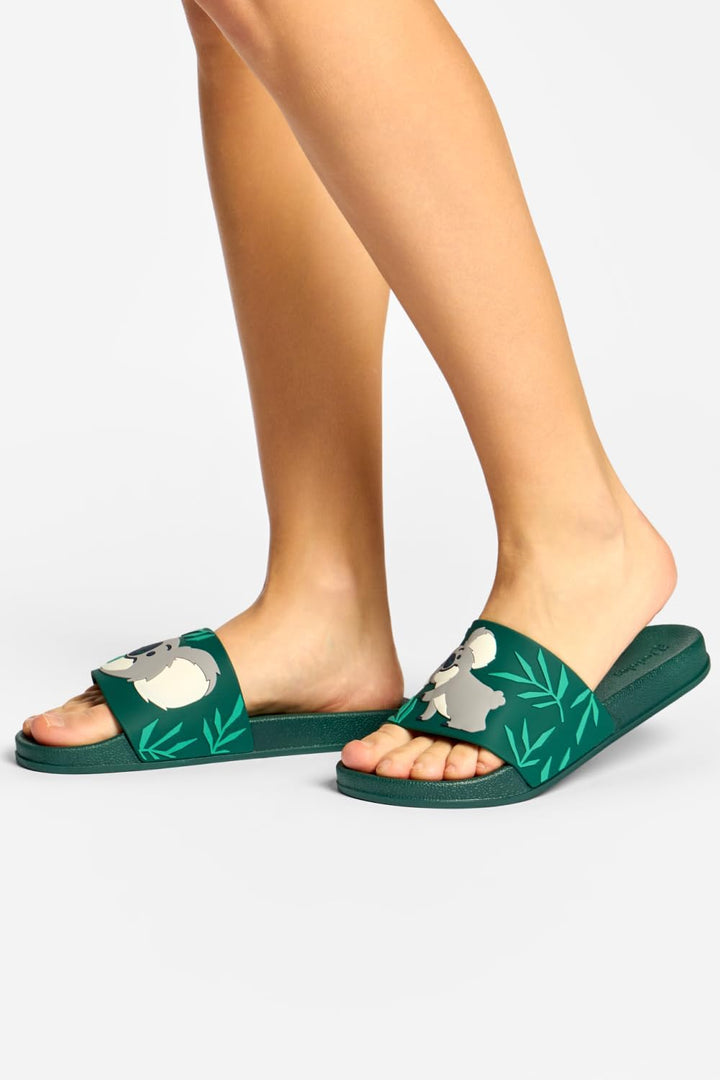 Dedoles Badeschuhe &amp; Hausschuhe Damen Herren &amp; Kinder Badesandalen lustige Designs Bücher Kaffee Par