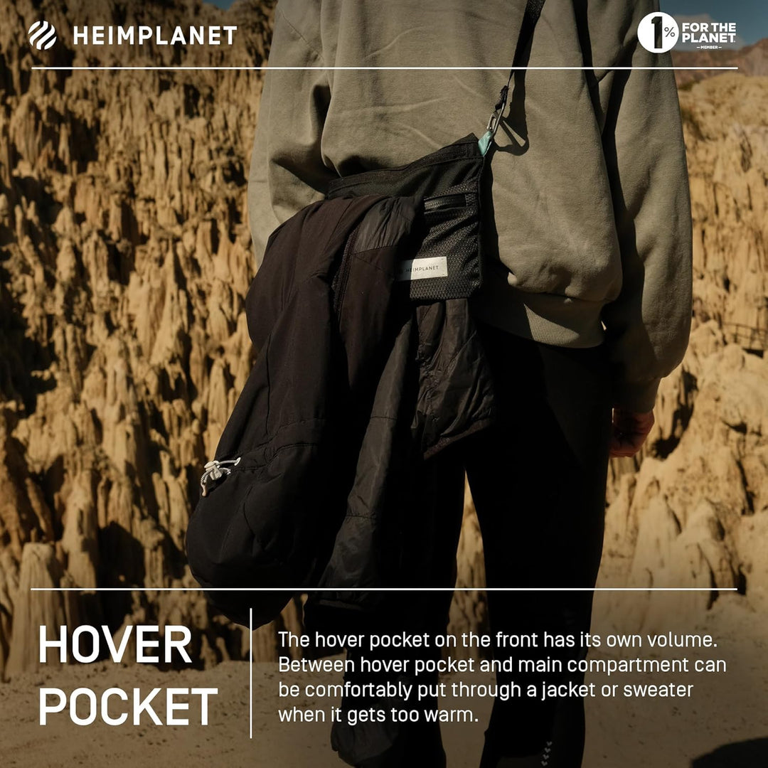 HEIMPLANET Original | HPT Carry Essentials - Neck Pouch | Leichter Brustbeutel mit Aluminium Verschl
