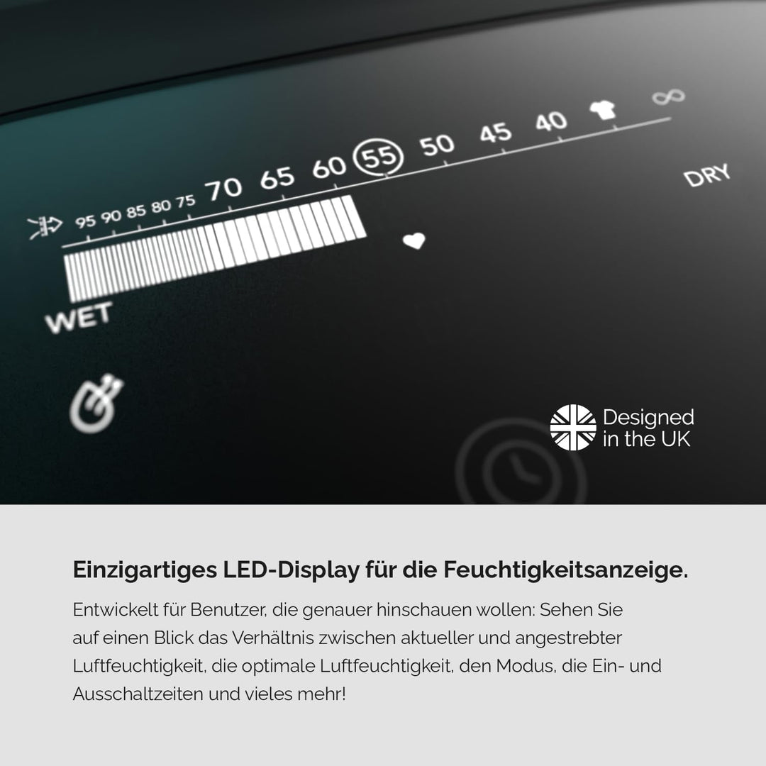 Meaco AreteTwo® 10L Luftentfeuchter & HEPA-Luftreiniger für ein 42m² grosses Zuhause. Entfernt Konde