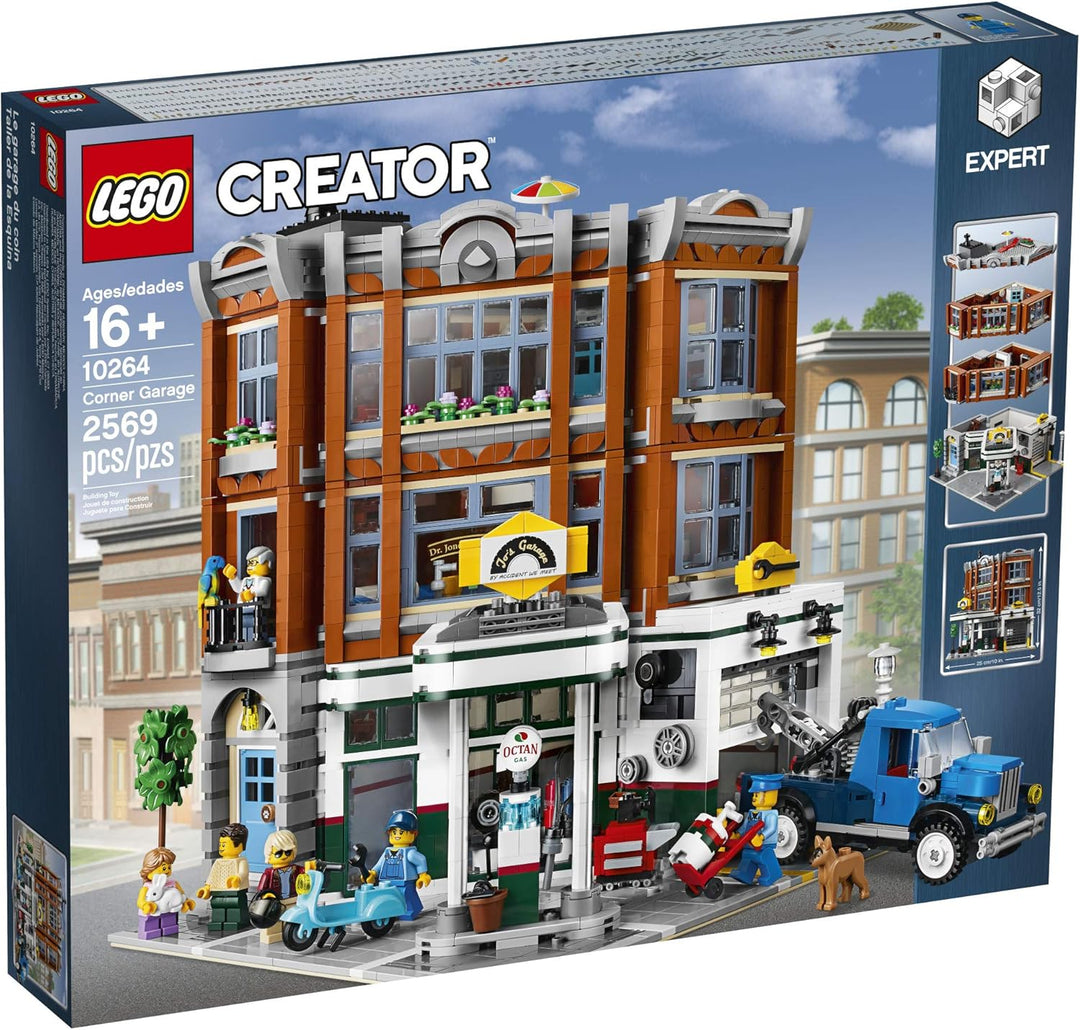 LEGO Creator Expert Corner Garage 10264 Building Kit (2569Piece) Frustfreie Verpackung, Frustfreie V