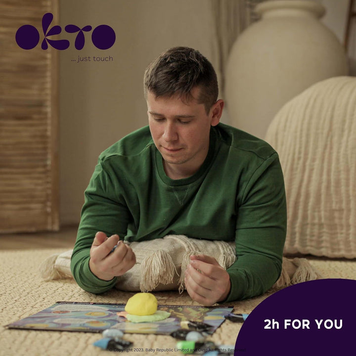 Okto Kunst-Set | Kunst & Handwerk DIY Malerei mit Modelliermasse Kit für Malerei Malerei Kits für Er