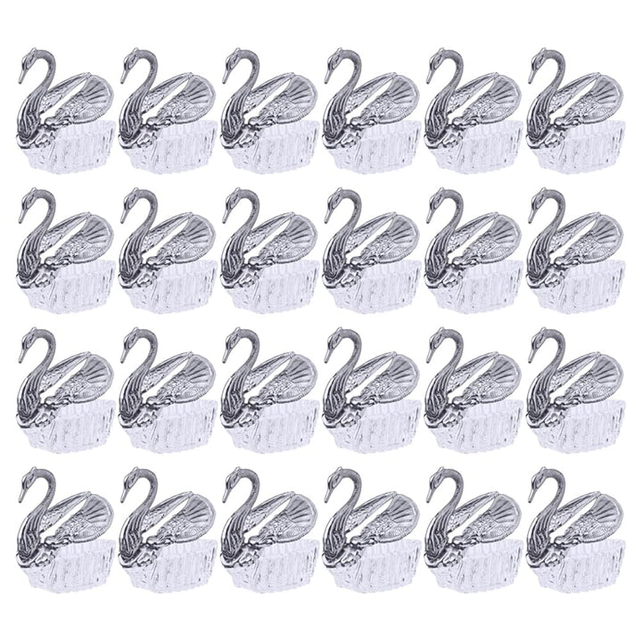 Angoily 24Pcs Candy Boxen für Hochzeiten Kleiner Schwan Form Geschenk Boxen Hochzeit Gastgeschenke B