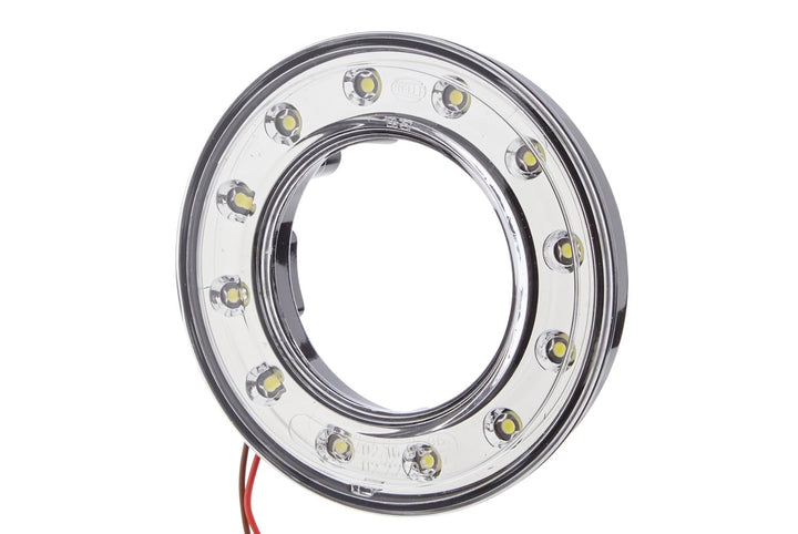 HELLA - Positionsleuchte - LED - 24V - Einbau/Schraubanschluss - Lichtscheibenfarbe: glasklar - Kabe