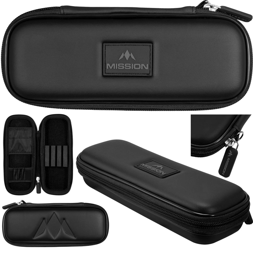 MISSION Freedom Darts Case Slim Schwarz