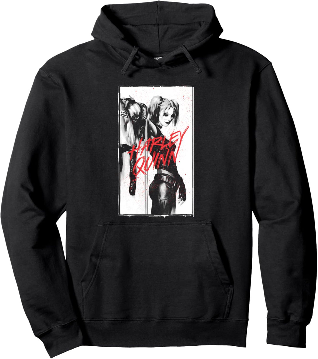 Harley Quinn Inked Quinn Black Pullover Hoodie