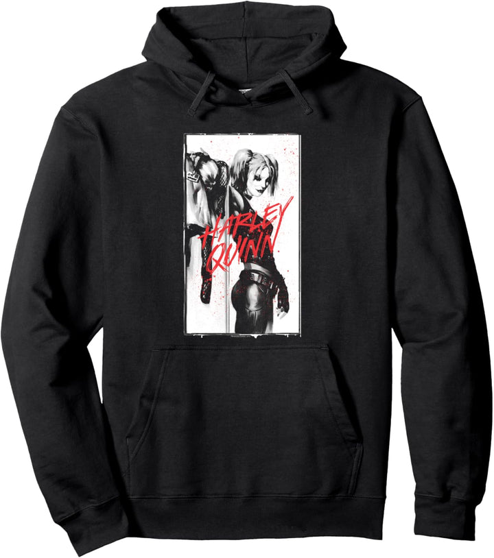 Harley Quinn Inked Quinn Black Pullover Hoodie