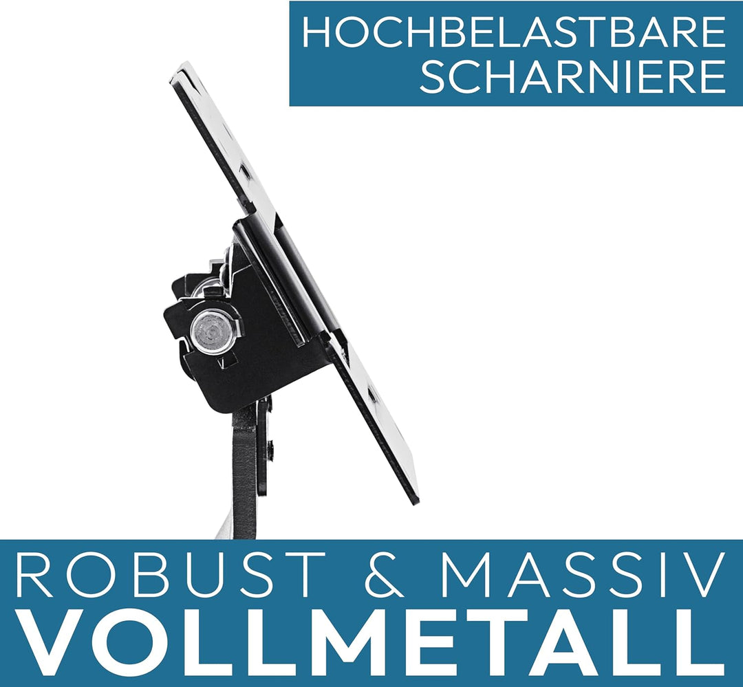 VSG24 Style Design Monitor Halterung, Vollmetall VESA 100x100 Tischhalterung, Bildschirm Standfuss P