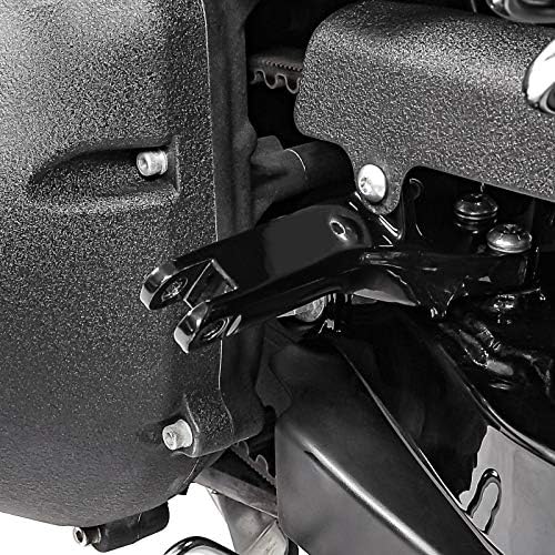 Sozius Fussrasten-Halter für Harley Davidson Dyna Low Rider S 16-17 schwarz