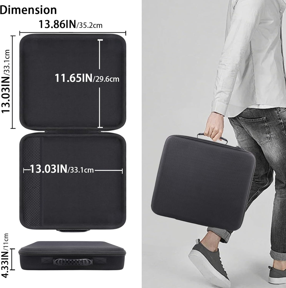 co2CREA Hart Reise Schutz Hülle Etui Tasche für Zoom LiveTrak Podcast L-8 Digital Mixer/Recorder, Nu