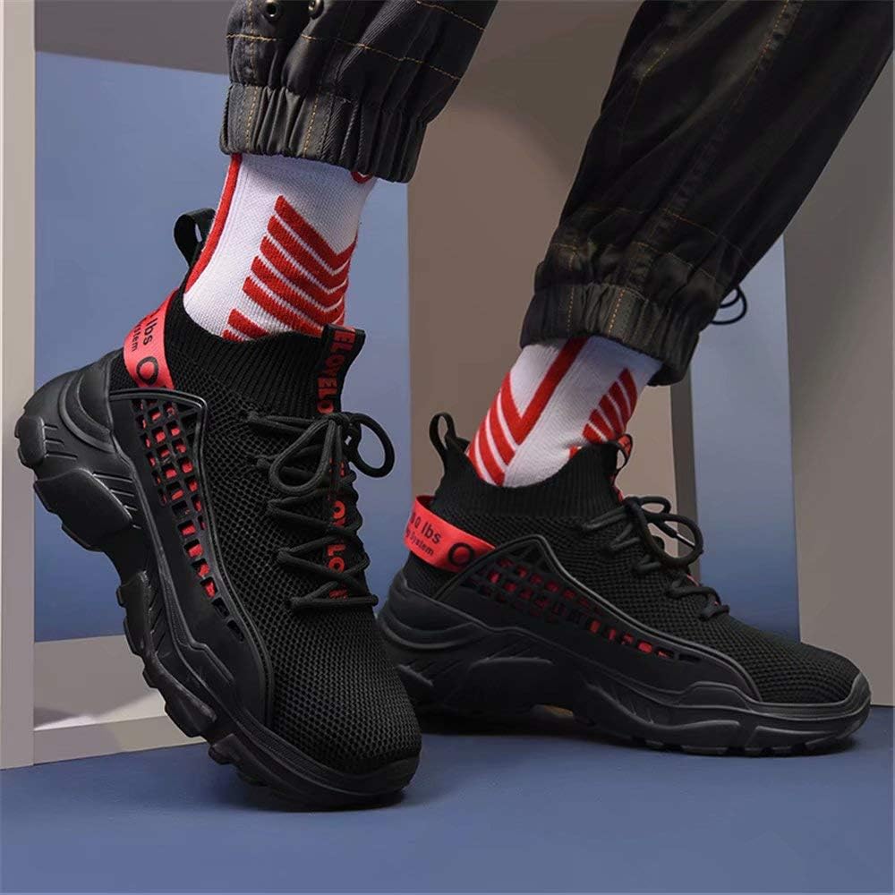 FUSHITON Herren Turnschuhe atmungsaktive Sportschuhe Leichte Freizeitschuhe lässig Strassenlaufschuh