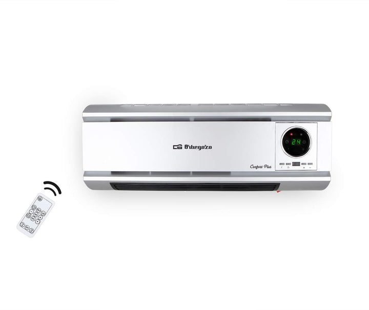 Orbegozo SP 6500 Wandheizung, 2000 W, Fernbedienung, tägliche und wöchentliche Programmierung, Schut