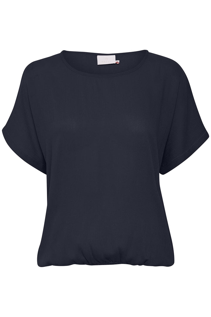 KAFFE Damen Bluse ärmellos KAamber KAamber Stanley Kurzarm 34 Midnight Marine, 34 Midnight Marine