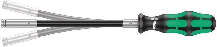 Wera 05028161001 393 S, Bit-Handhalter extra slim mit flexiblem Schaft, 1/4" x 173,5 mm & 0503340400