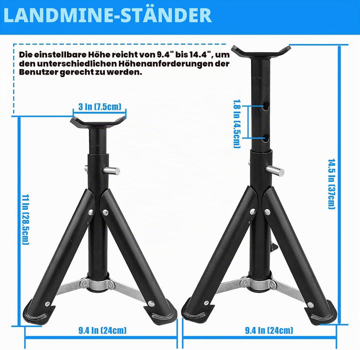 KORIKAHM Viking Press Landmine Griff für 5,1 cm olympische Langhantel, T-Bar Row Attachment Core Str