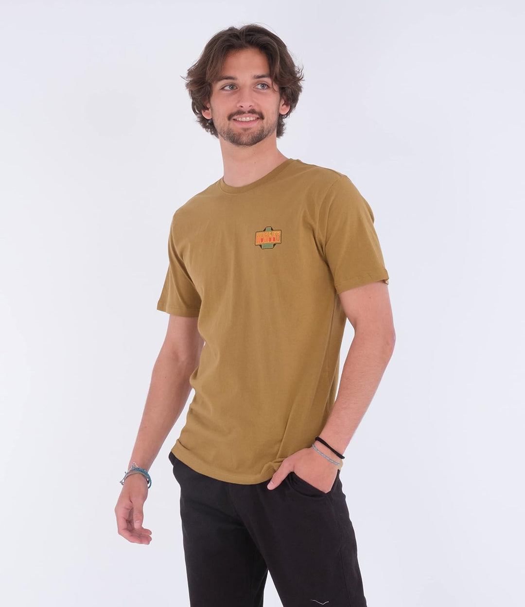 Hurley Herren Evd Wash Reflection Tee Ss T-Shirt L Goldene Doodle, L Goldene Doodle