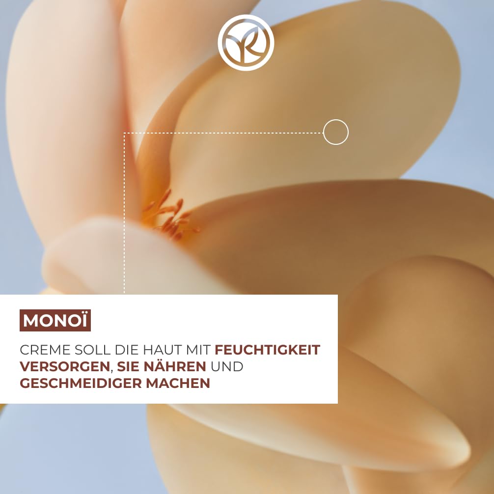 Yves Rocher Monoï Traditionelles Pflege-Öl 100 ml | pflegendes Feuchtigkeitsöl für Haut & Haare mit