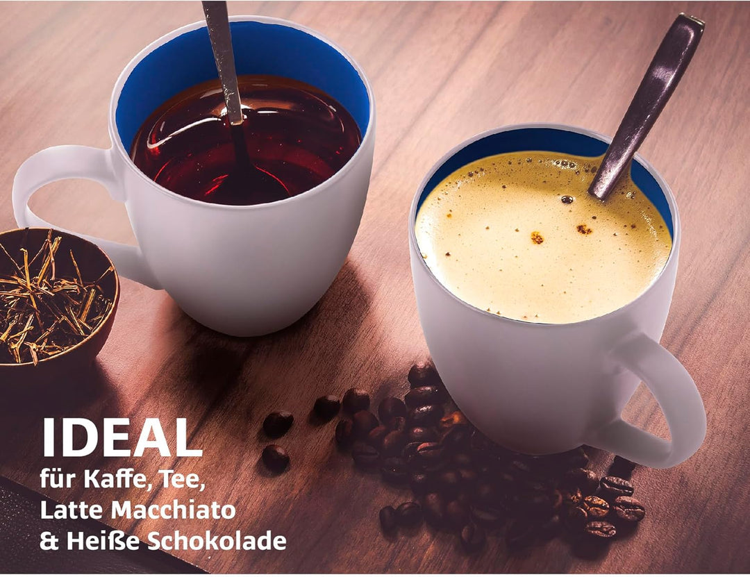 MIAMIO - 6 x 350 ml Kaffeetassen/Kaffeebecher Set - Tassen Set 6er Modern - Le Papillon Kollektion (