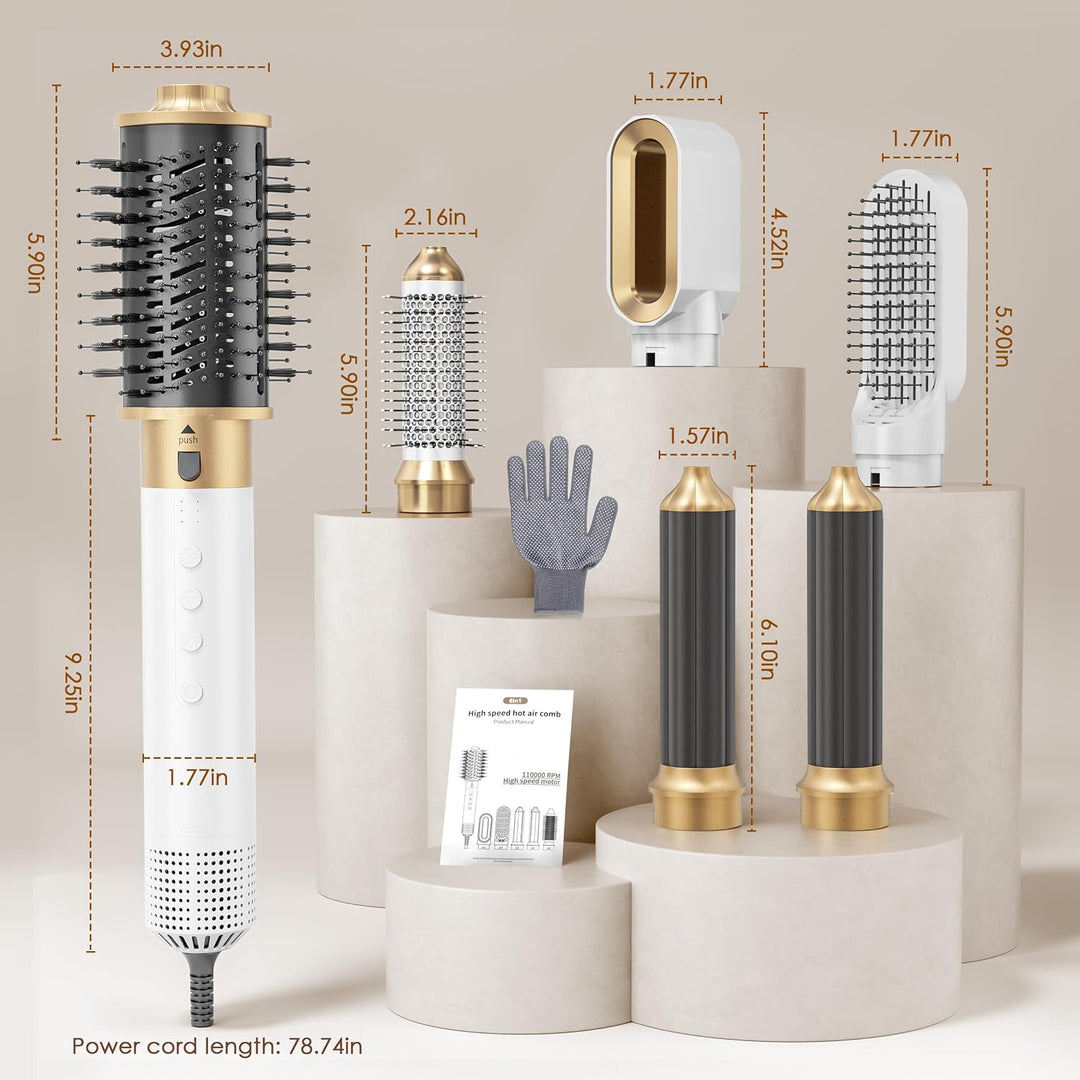 Bürstenloser Motor Negativ Ionen Hairstyler mit 1350W Haartrockner