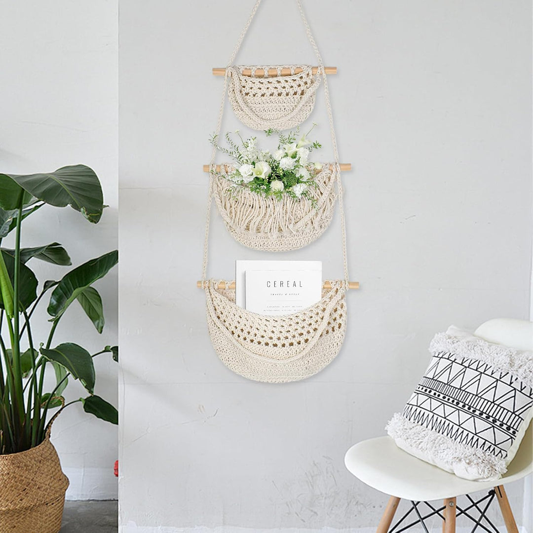 Dokeno Hängender Wandtasche Organizer, Wand Hängetasche Hängende Tasche Aufbewahrungstasche Hängeorg