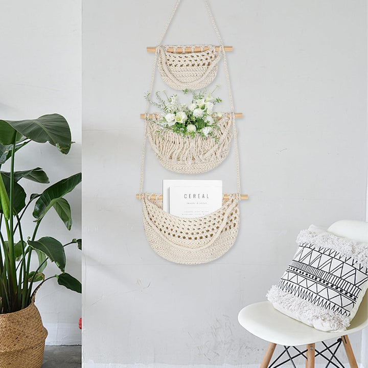 Dokeno Hängender Wandtasche Organizer, Wand Hängetasche Hängende Tasche Aufbewahrungstasche Hängeorg