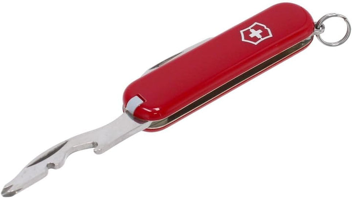 Victorinox Rally, Schweizer Taschenmesser Mini für Schlüsselanhänger, Swiss Army Knife, 9 Funktionen