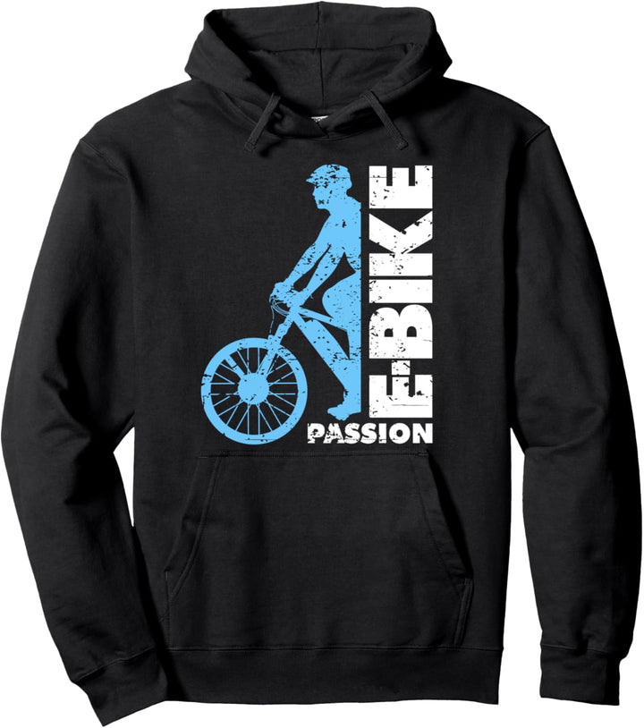 E-Bike MTB Passion Fahrrad Elektro Rad Geschenk Pullover Hoodie