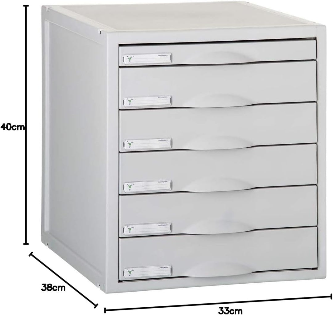 ARCHIVO 2000 8206C Modul Ordnungssystem 6 Schubladen Archisystem
