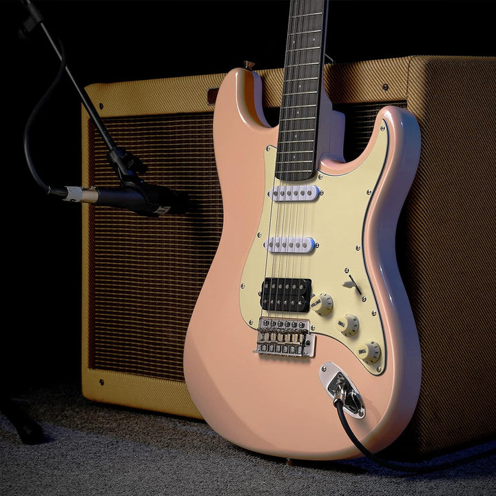 Donner E-Gitarren Set Full Size, HSS Spule Geteilte Pickups, 39 Zoll Solid Body ST Gitarre Anfänger