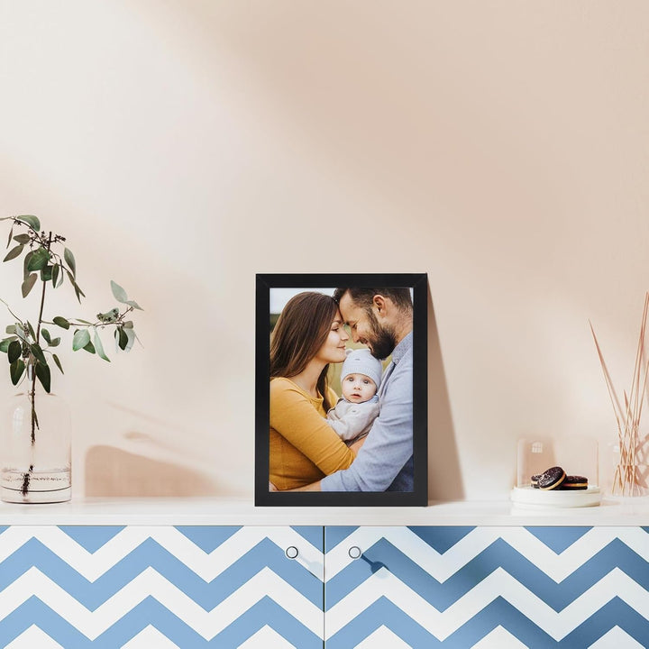 Hoikwo 18 Stück Bilderrahmen 13x18 cm, Schwarz Fotorahmen Collage Set für Wohnzimmer Schlafzimmer Ki