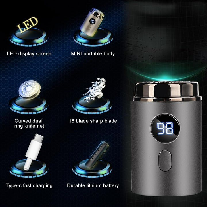 Horuili® Mini Electric Shaver, Tragbarer Elektrischer Mini-Rasierer, Mini Shave Tragbarer Elektroras