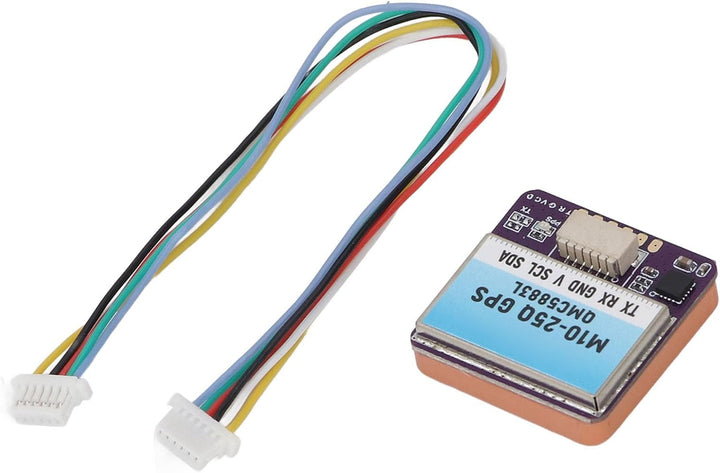 Elprico M10-25Q GPS-Modul mit QMC5883L-Kompass, 10-Hz-Ausgangsfrequenz, Einfache Installation für Re