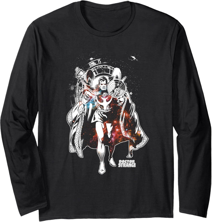 Marvel Doctor Strange Cosmic Cape Poster Langarmshirt