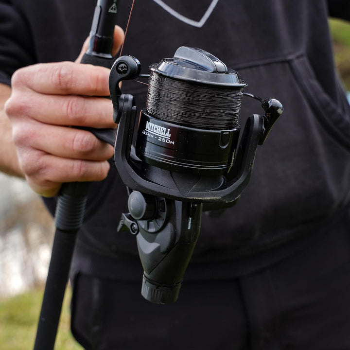 Mitchell MX1 FS Freilauf-Angelrolle mit Baitrunner System – Friedfisch- und Karpfenangeln – Brassen,