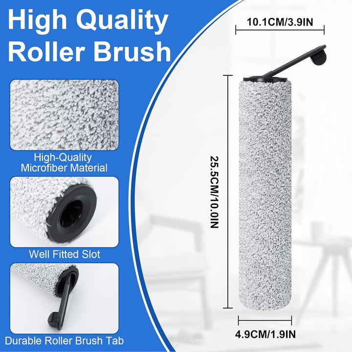 Bürstenrolle Ersatzteile für Dreame H11 Core / H12 Nass- und Trockensauger, 2 Bürstenrolle + 1 Reini