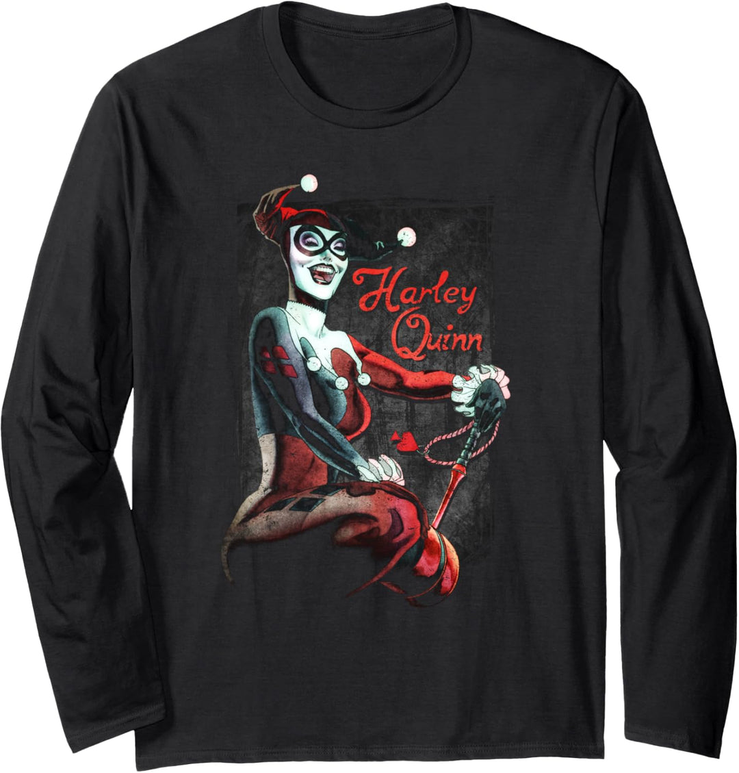 Harley Quinn Laugh it Up Langarmshirt