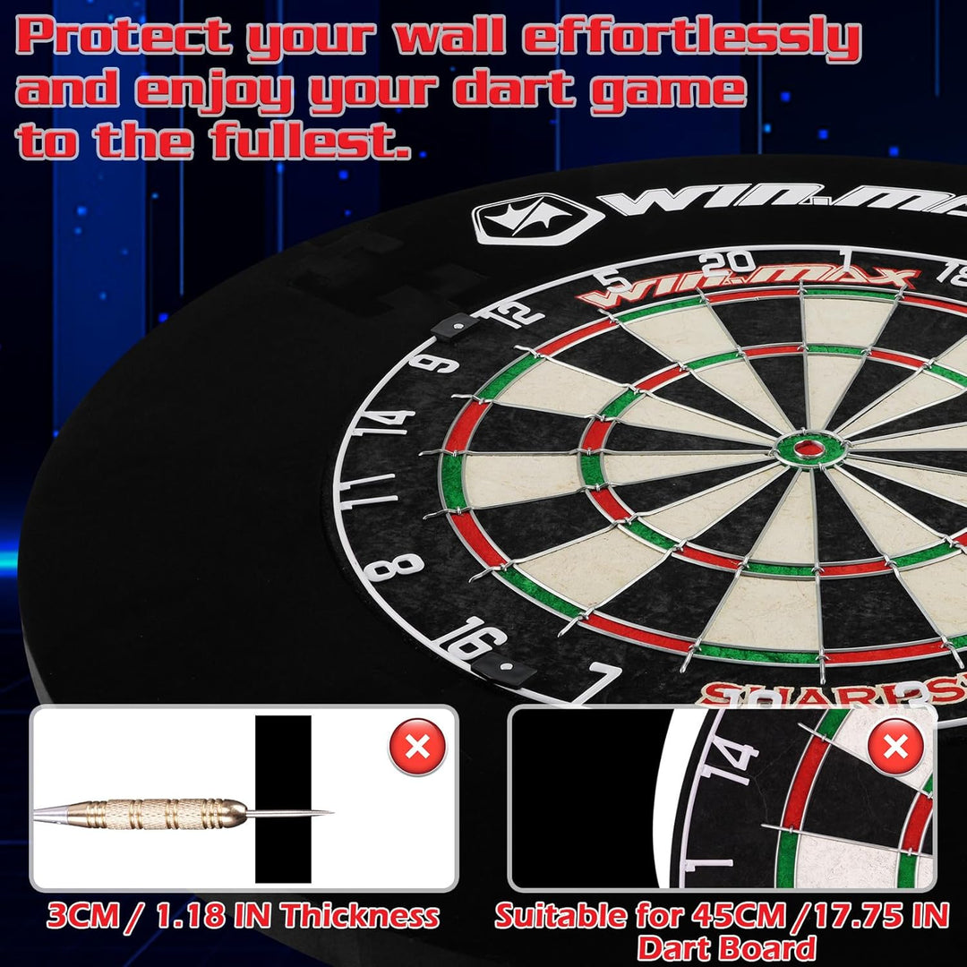 WIN.MAX Dartscheibe Kork Dartscheibe mit Pfeilen Offizielles Steeldartscheibe Dartscheibe Steeldart