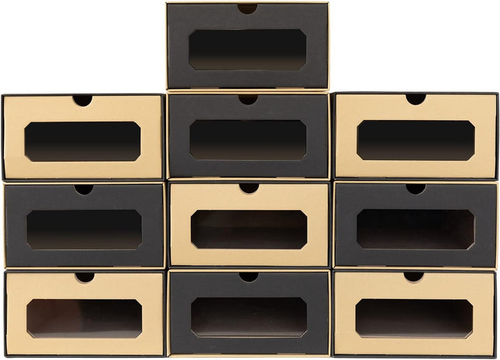 10 x PresentFill® Schubladenbox Aufbewahrungsbox Schuhbox Schuhschachtel Schuhkarton Ordnungsboxen S