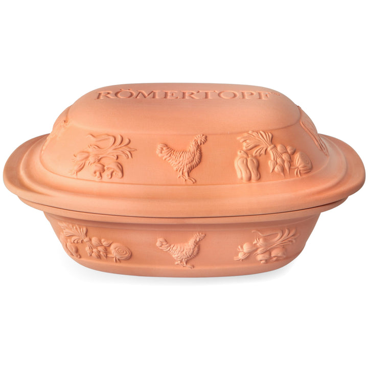 Römertopf Bräter, Ton, Terrakotta, 38 cm 2.5 Kg, 2.5 Kg