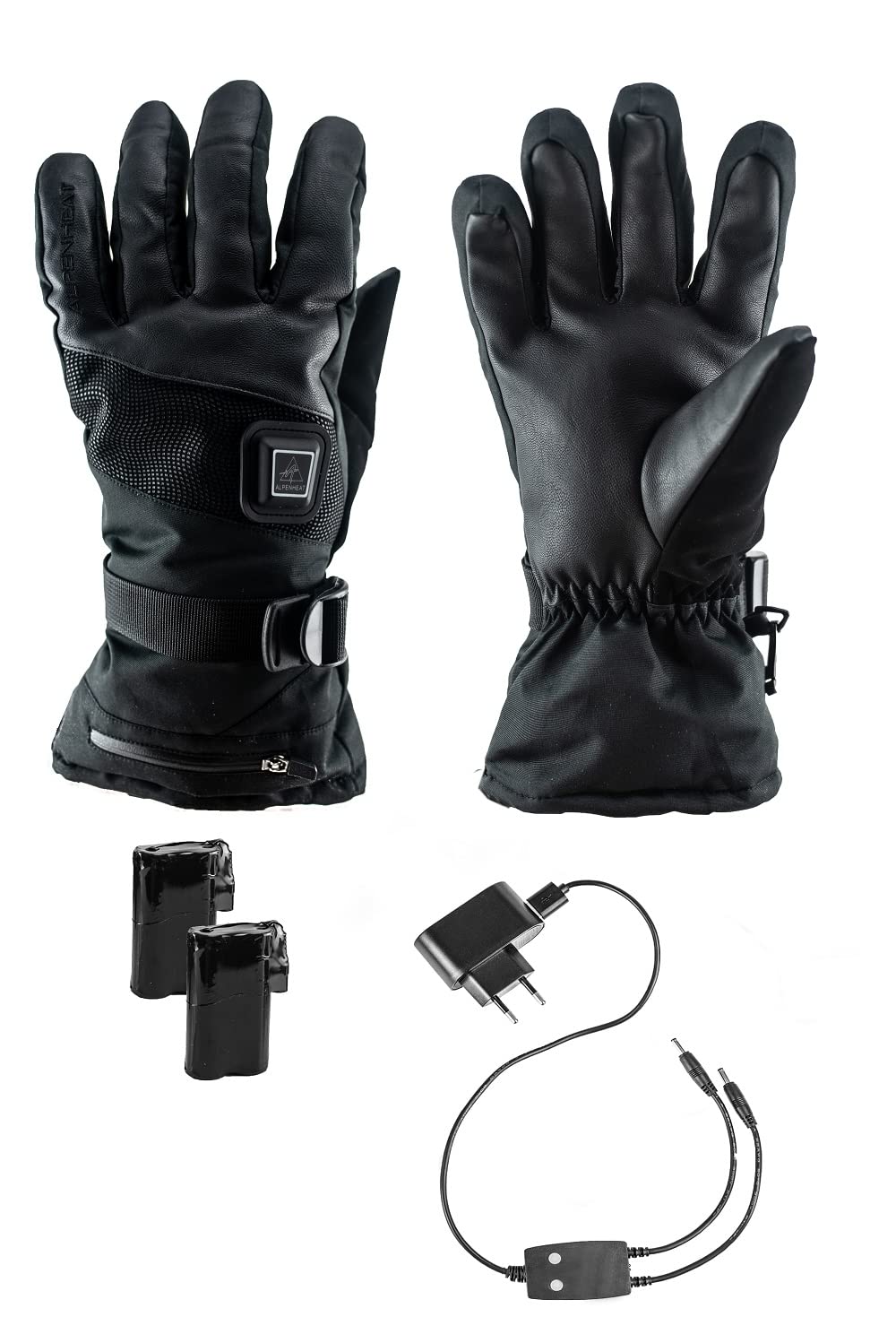 Alpenheat Fire-Ski Winter Accessory Set beheizte Handschuhe, Schwarz, Small Unisex, Schwarz, Small